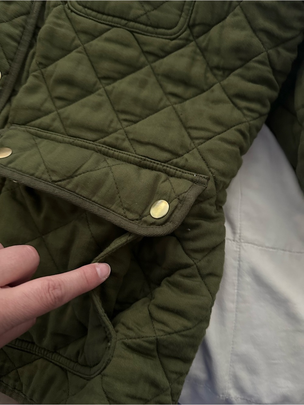 J.Crew Quilted Barn Jacket - Picture 7 of 8